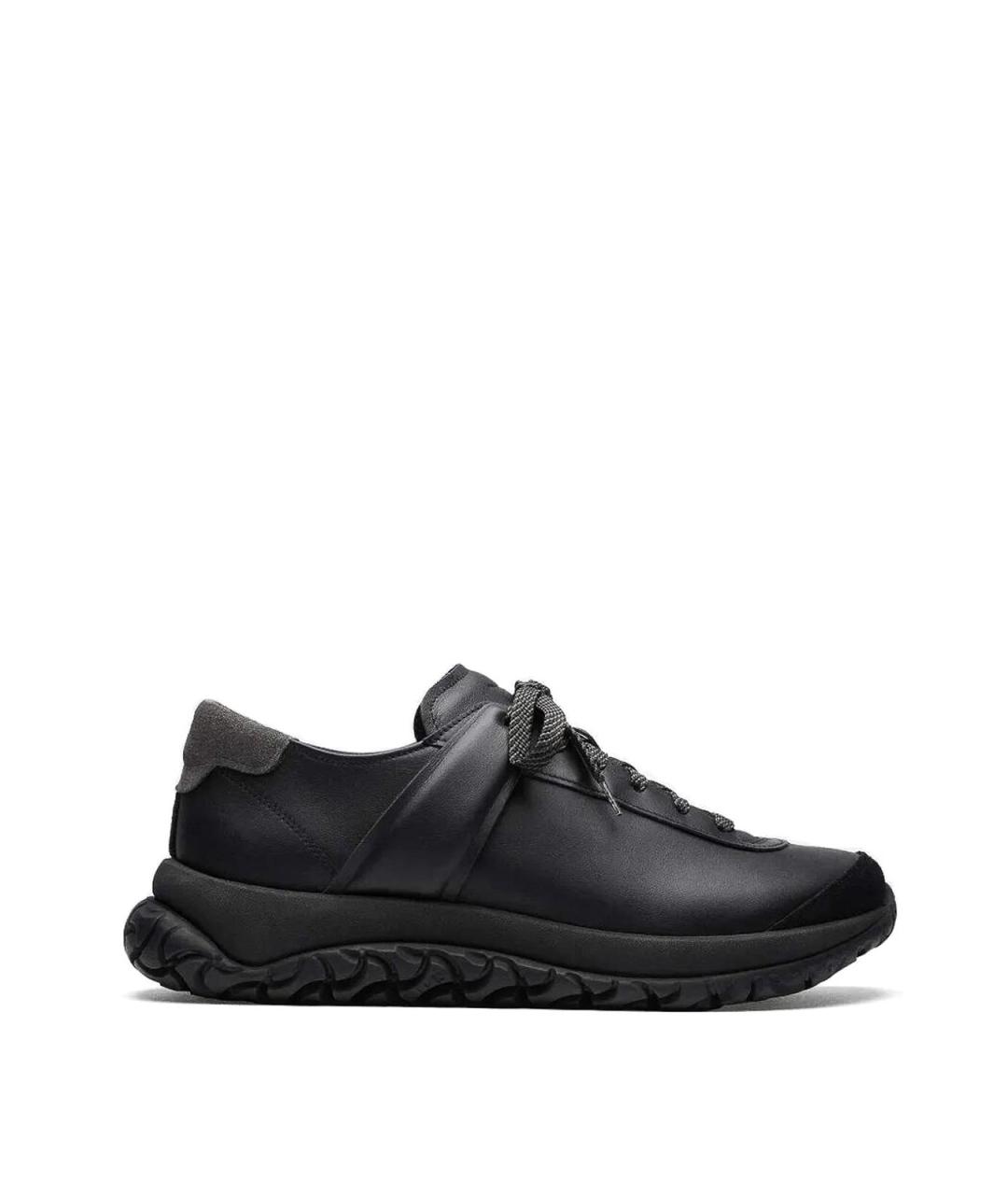 BIRKENSTOCK Черные кожаные кроссовки, фото 1