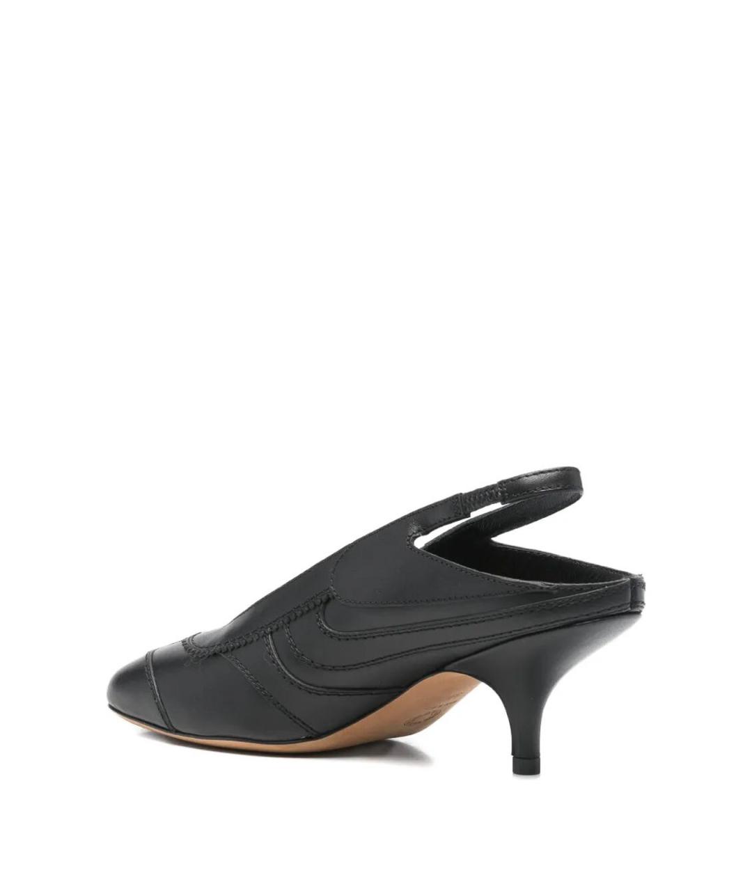 DRIES VAN NOTEN Черные кожаные туфли, фото 3