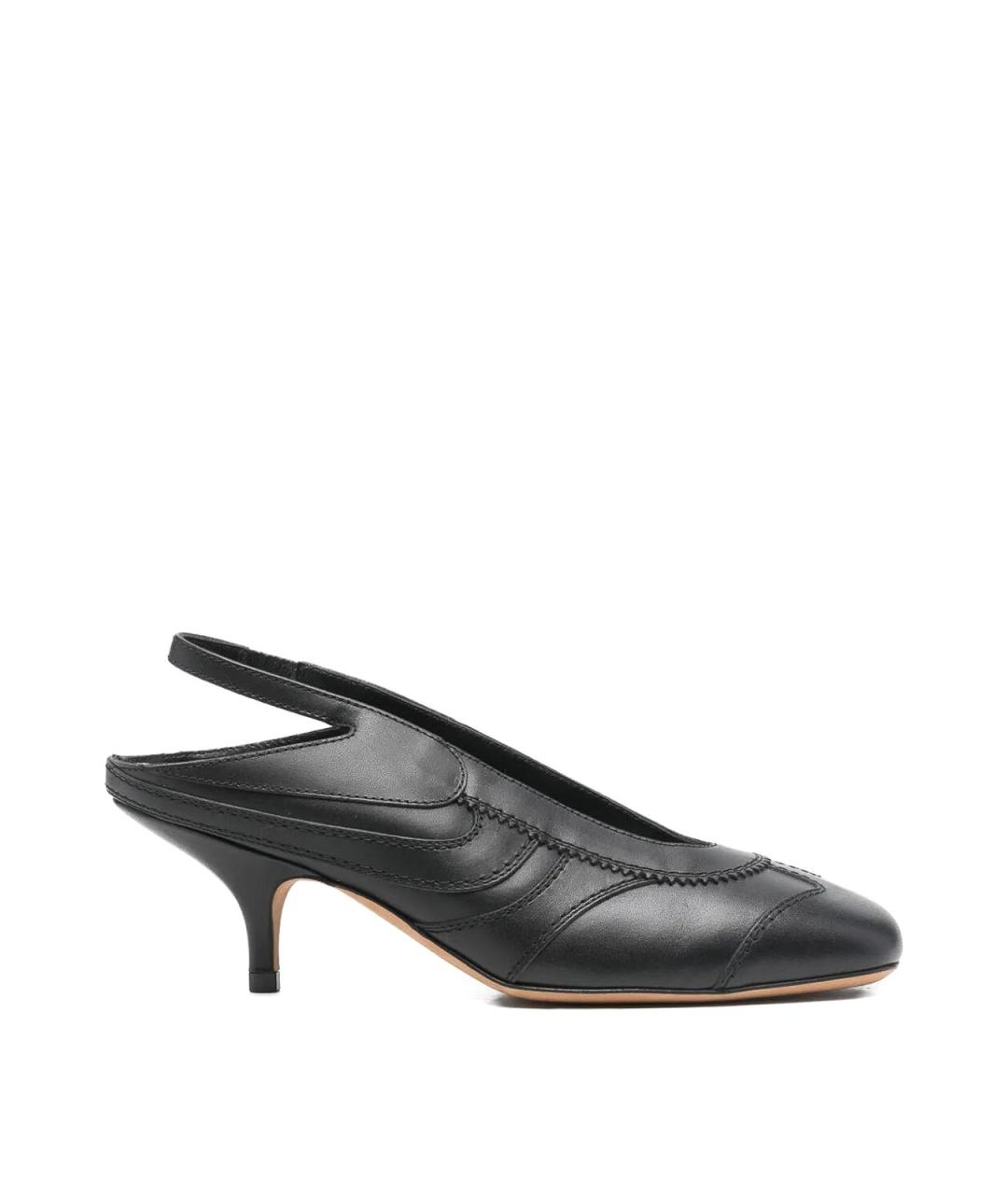DRIES VAN NOTEN Черные кожаные туфли, фото 1