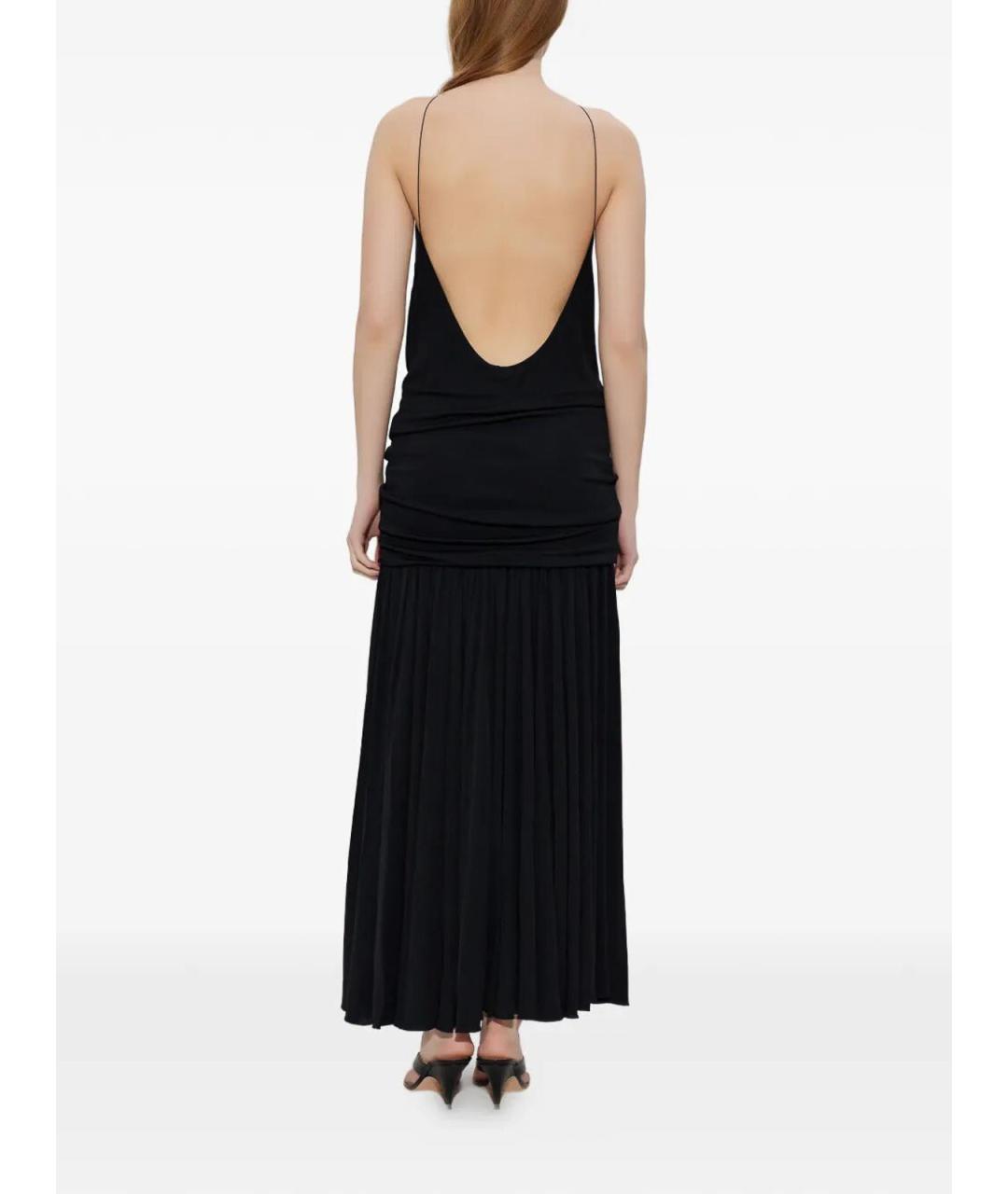 JACQUEMUS Черное вискозное повседневное платье, фото 2