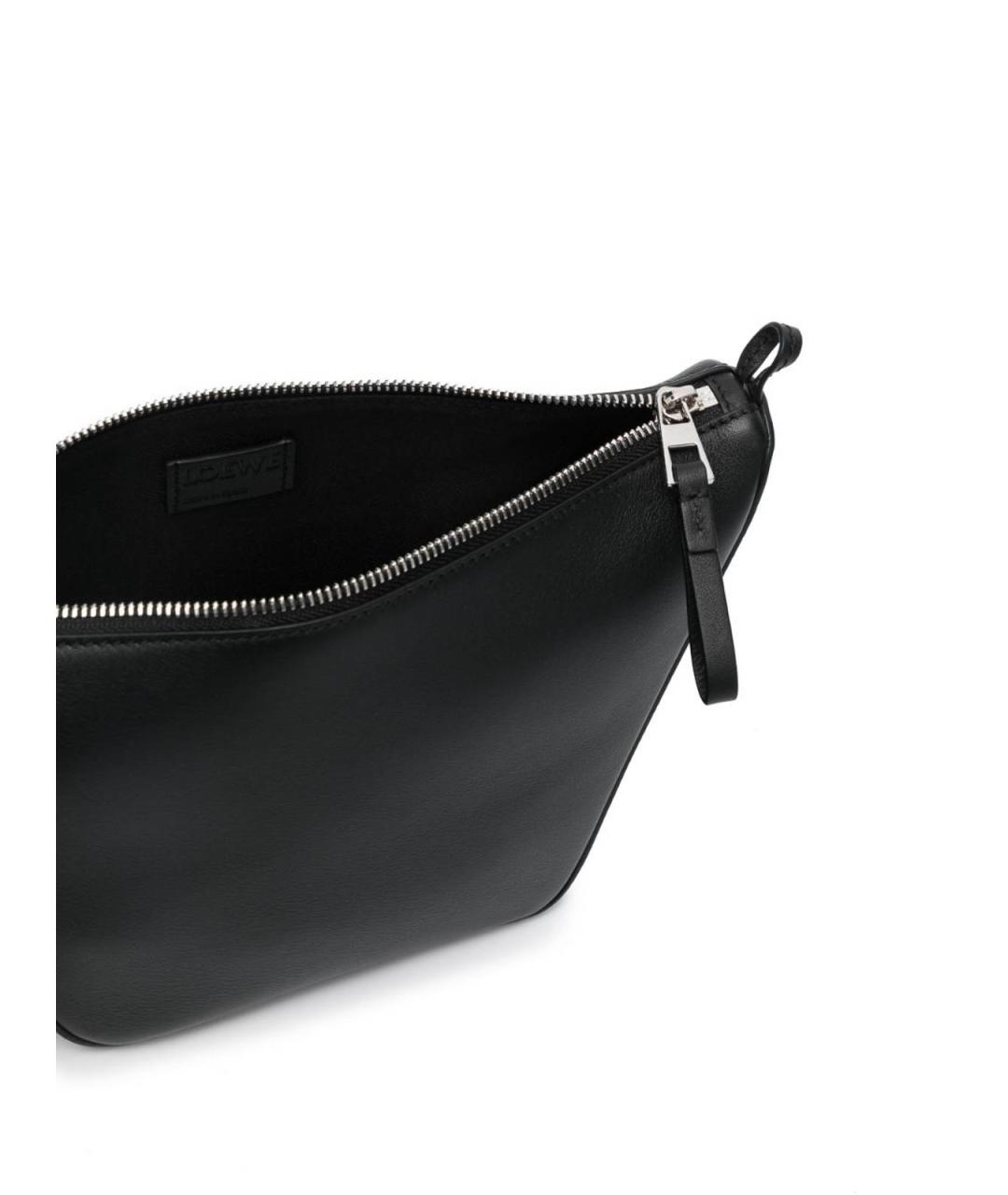 LOEWE Черная кожаная сумка через плечо, фото 3