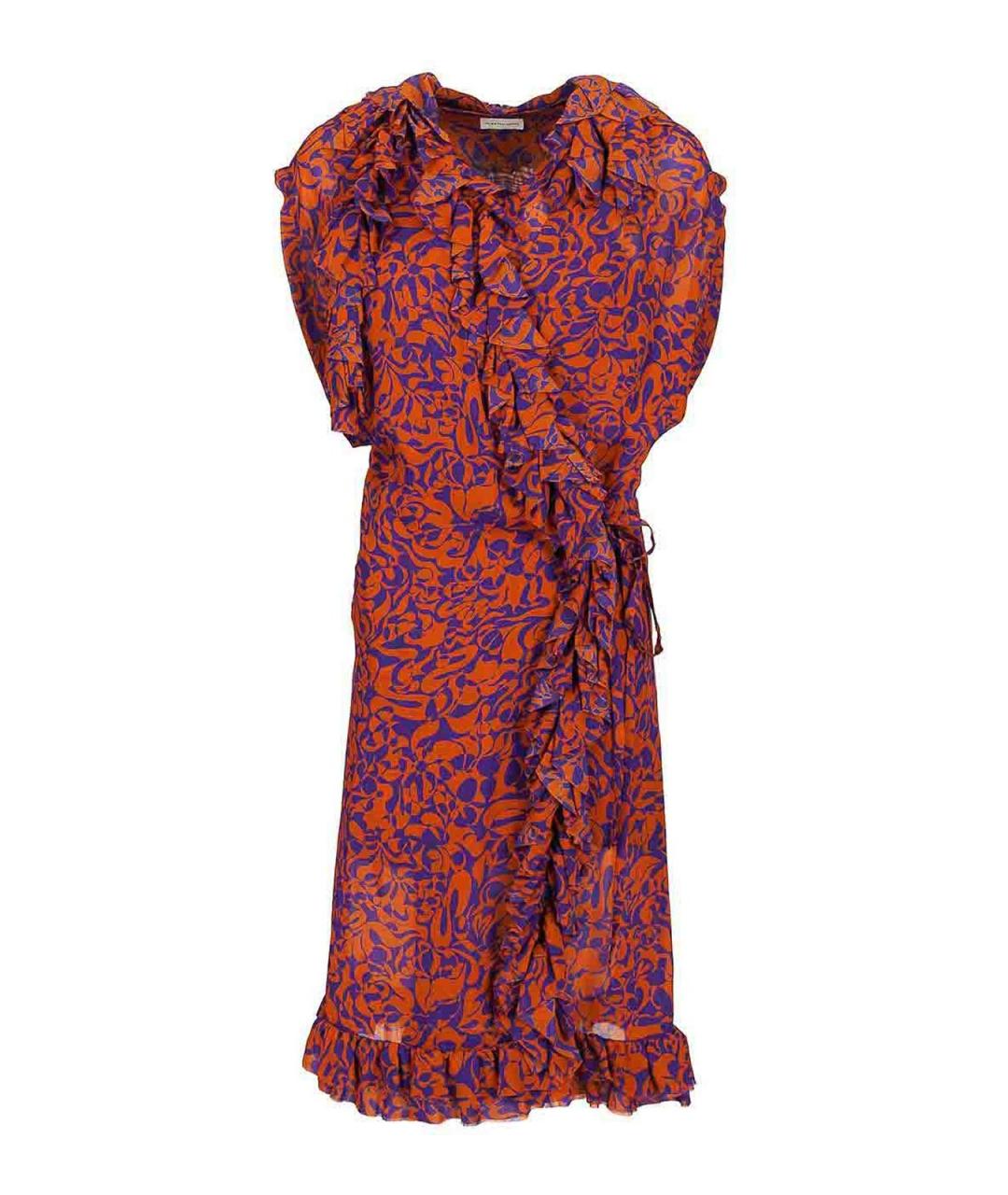 DRIES VAN NOTEN Мульти вискозное повседневное платье, фото 1