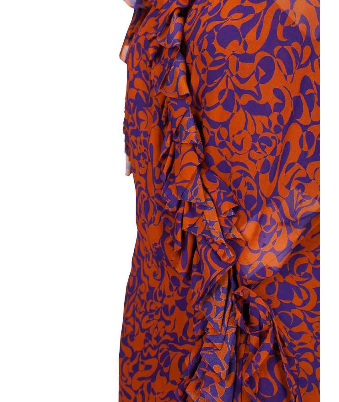 DRIES VAN NOTEN Мульти вискозное повседневное платье, фото 4