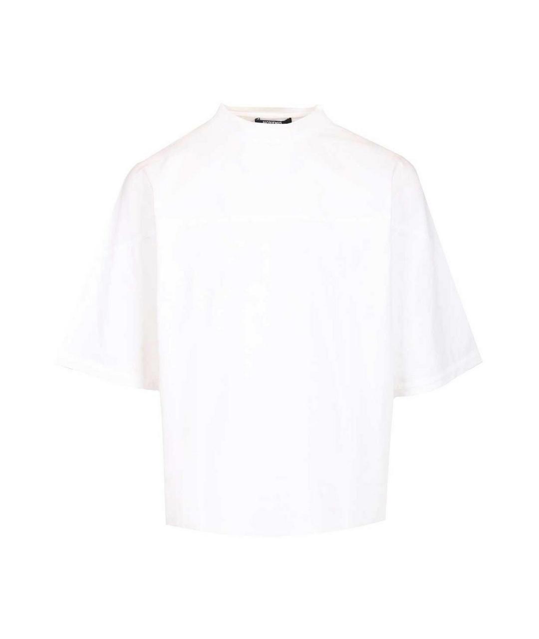 JACQUEMUS Белая хлопковая футболка, фото 1