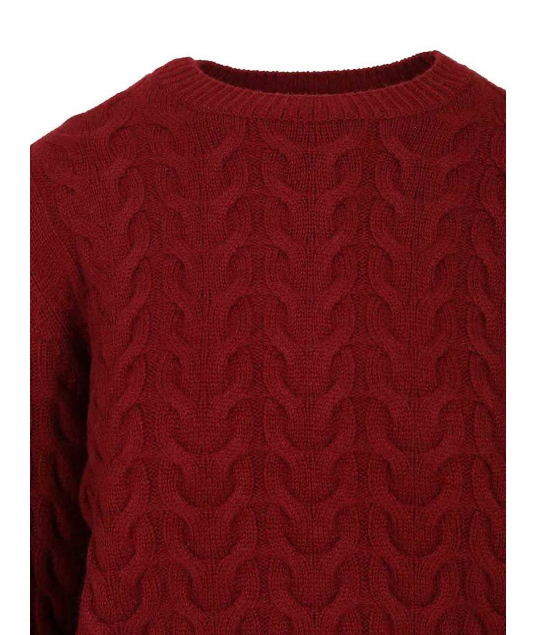 MAX MARA Красный кашемировый джемпер / свитер, фото 4