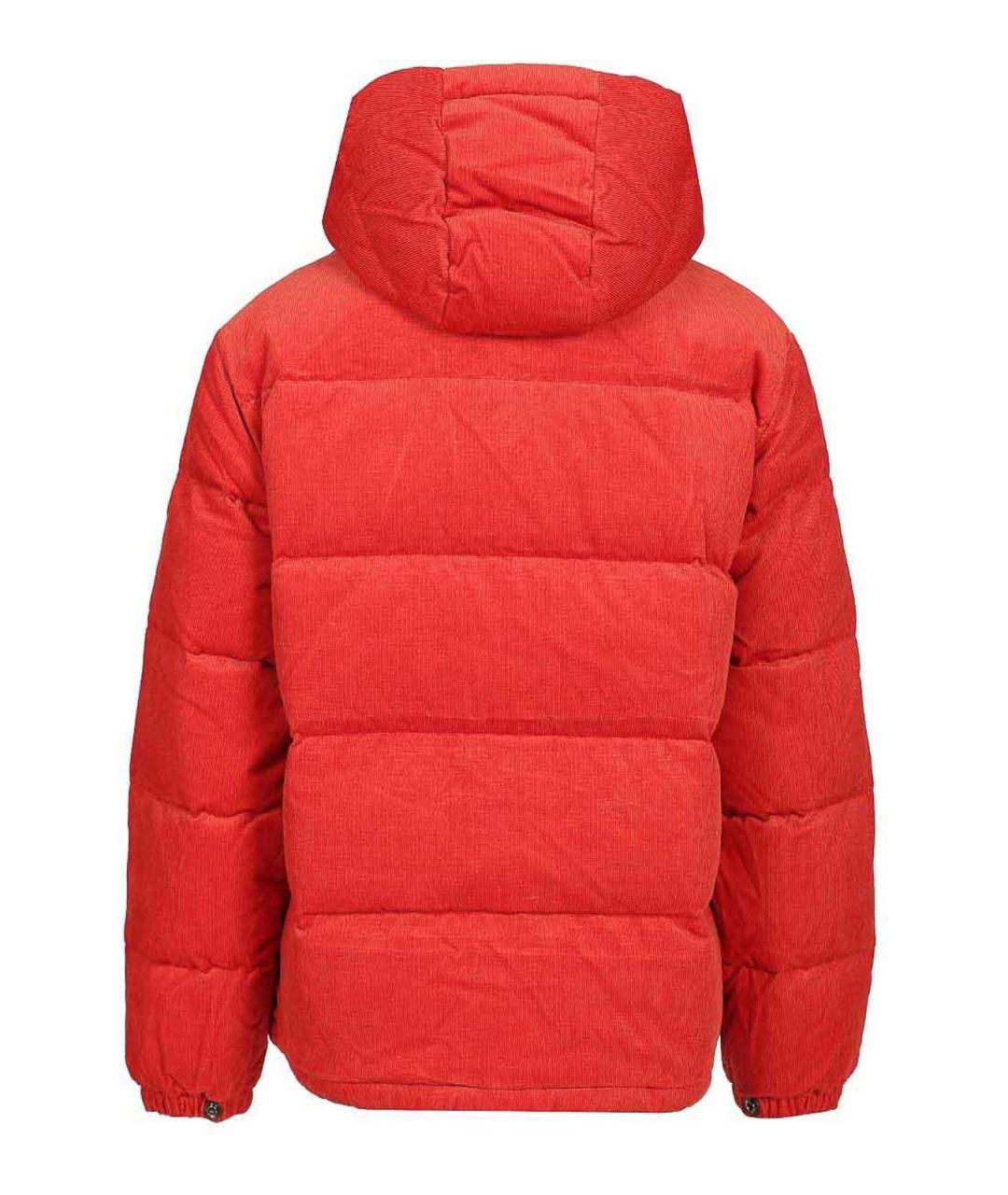 POLO RALPH LAUREN Красный кожаный пуховик, фото 2