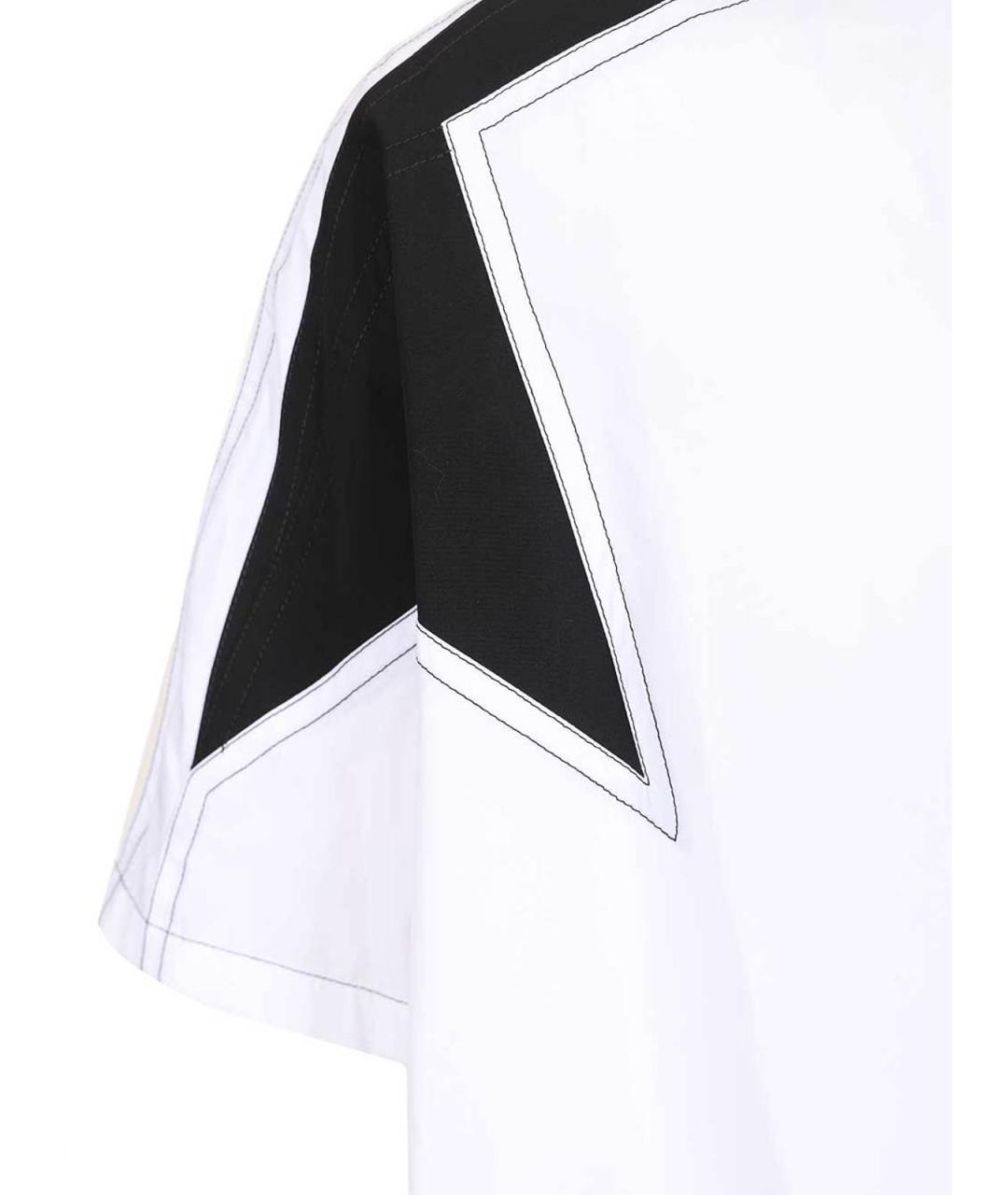 OFF-WHITE Белая хлопковая кэжуал рубашка, фото 6