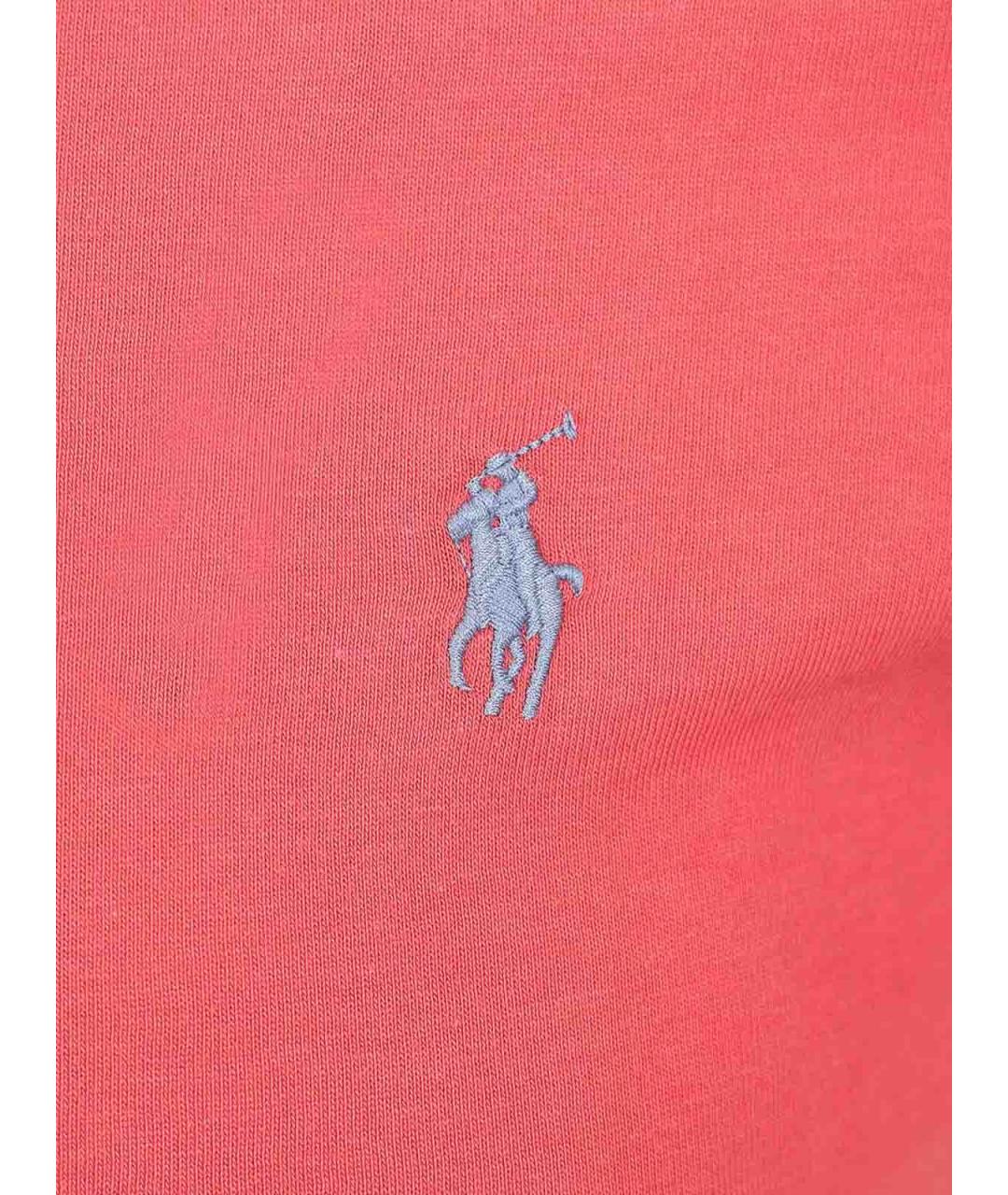 POLO RALPH LAUREN Красная хлопковая футболка, фото 3