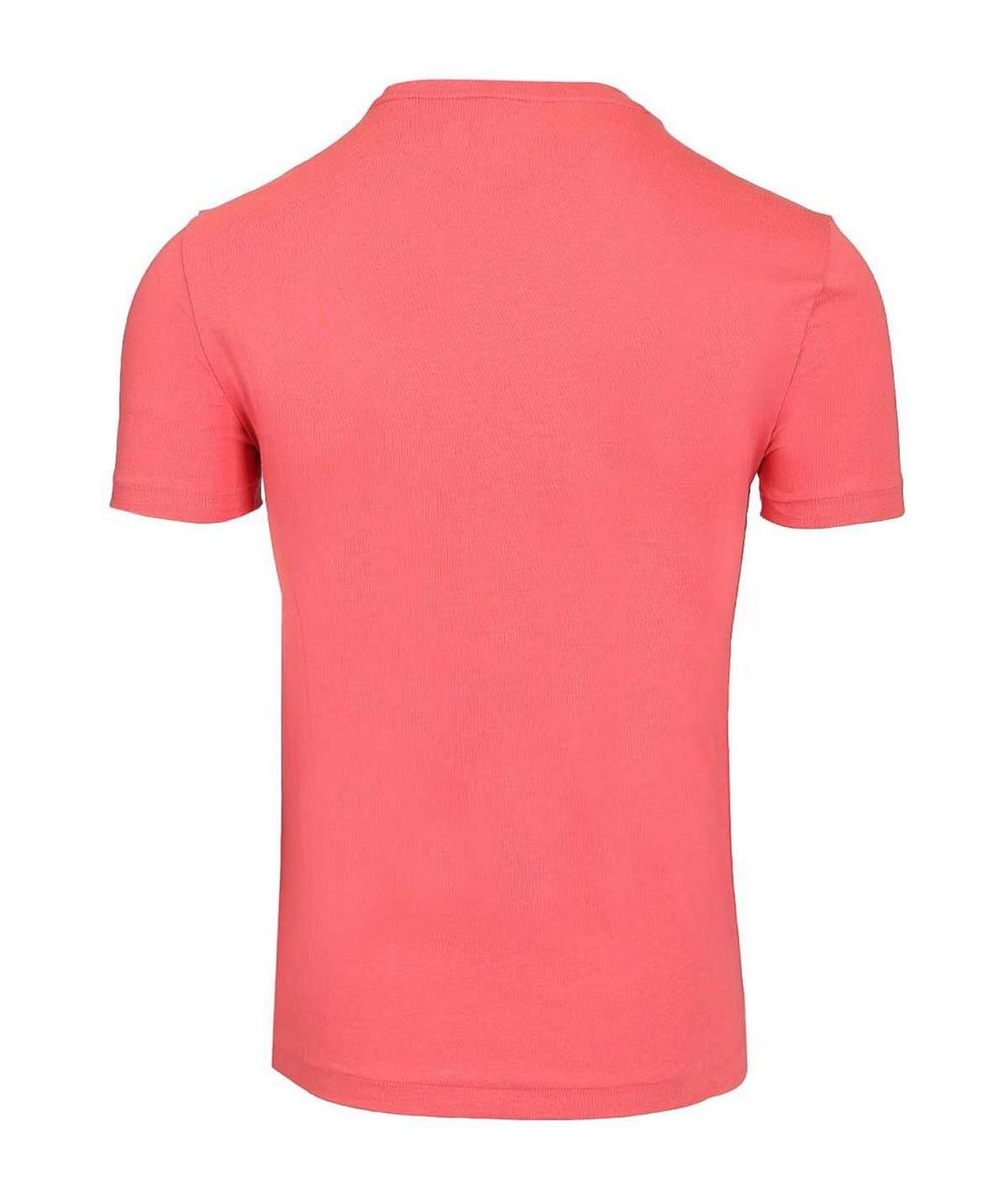 POLO RALPH LAUREN Красная хлопковая футболка, фото 2