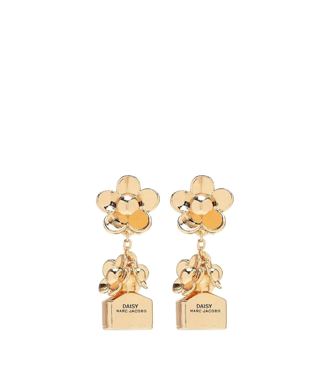 MARC JACOBS Золотые металлические серьги, фото 1