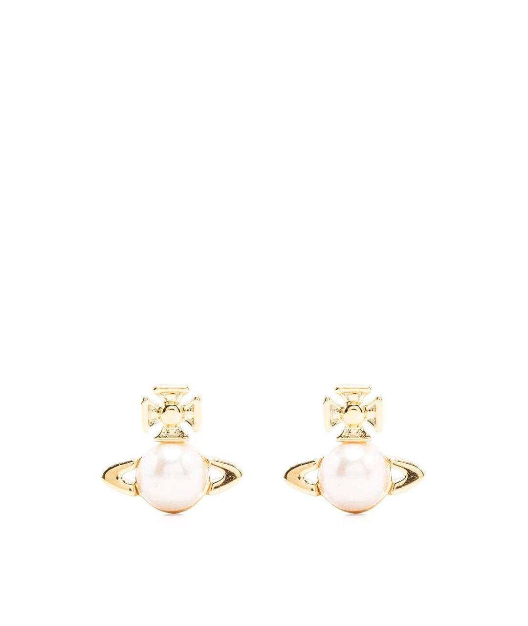 VIVIENNE WESTWOOD Серебряные металлические серьги, фото 1