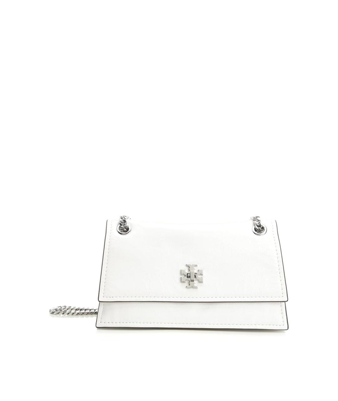 TORY BURCH Белая кожаная сумка через плечо, фото 1