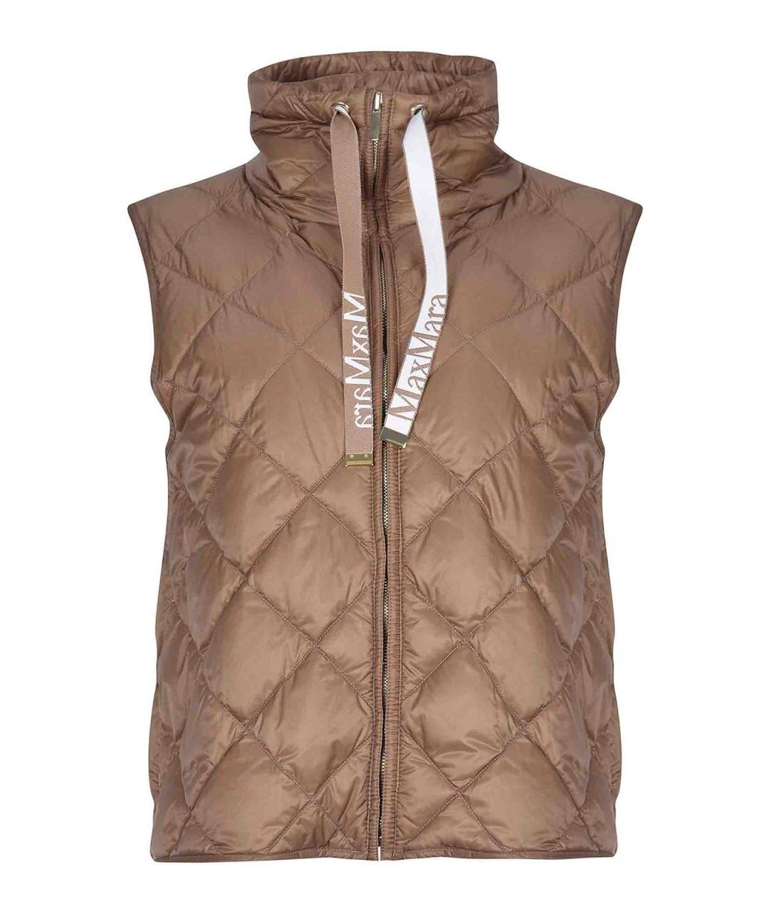 MAX MARA Бежевая полиамидовая жилетка, фото 1