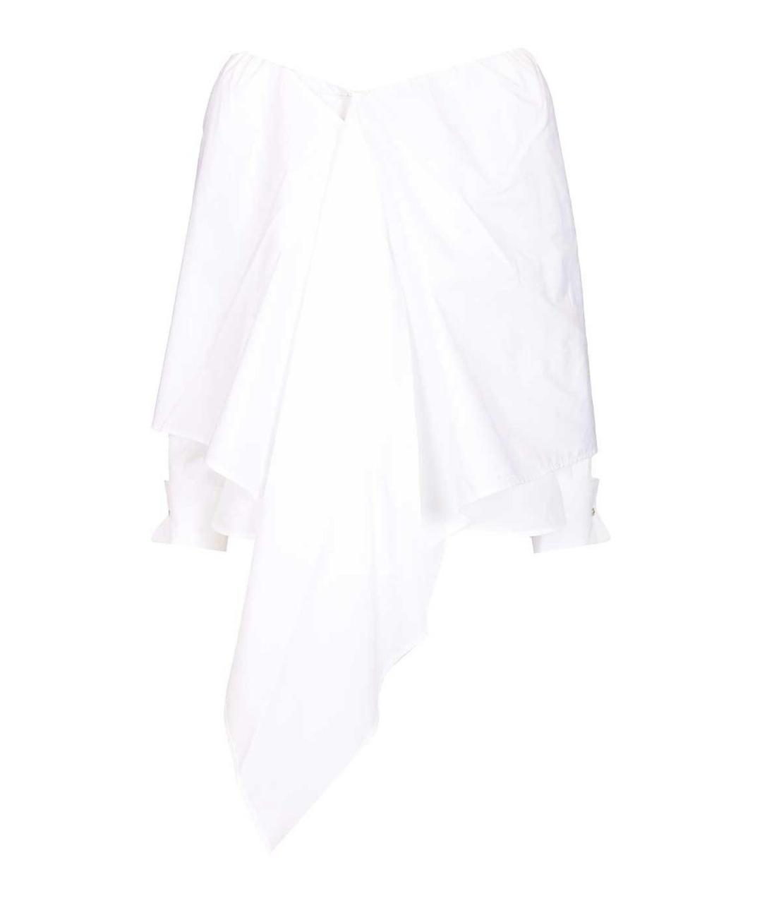 MAX MARA Белая хлопковая рубашка, фото 1