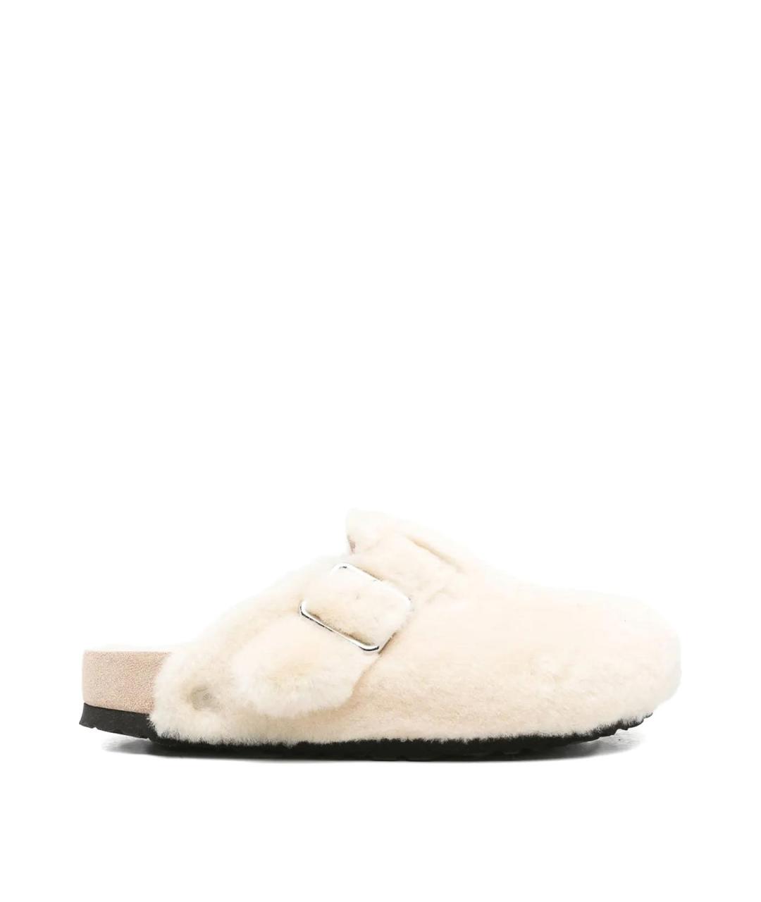 BIRKENSTOCK Бежевые мюли, фото 1