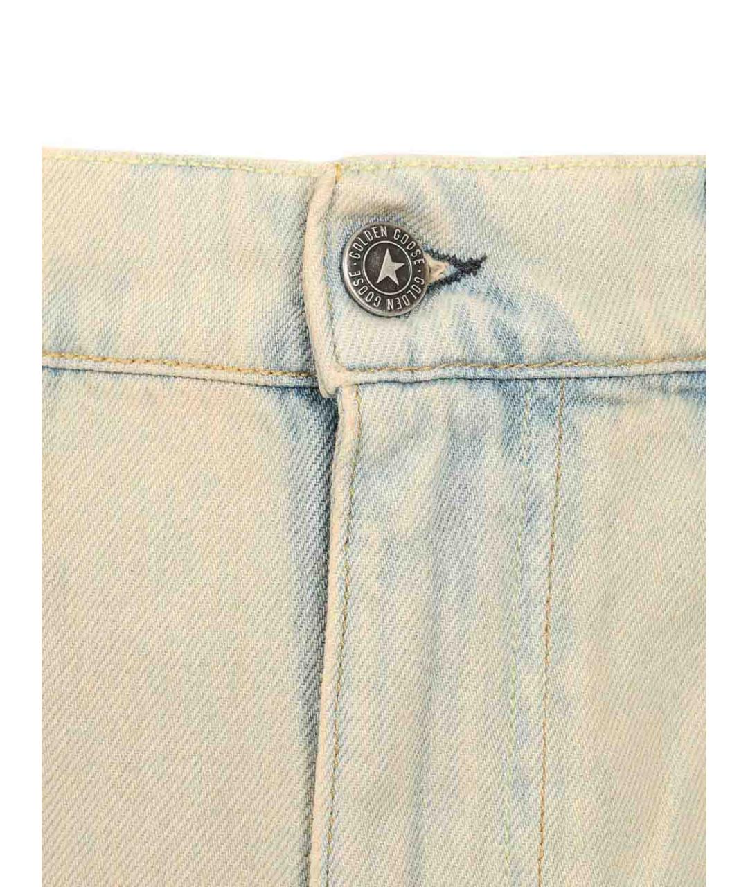 GOLDEN GOOSE DELUXE BRAND Белые хлопковые шорты, фото 4
