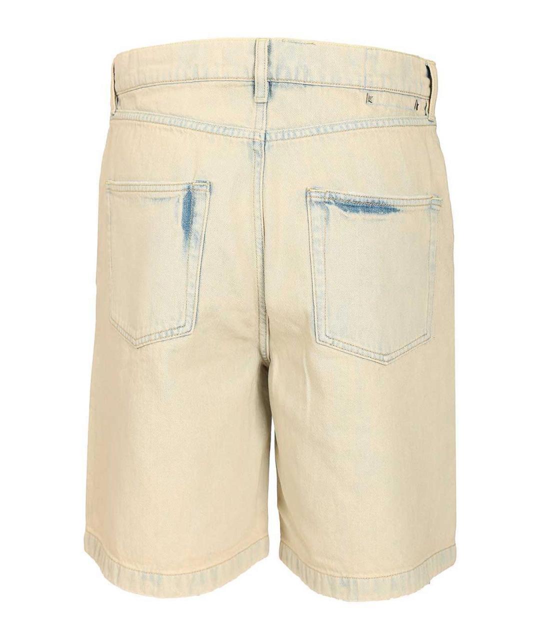 GOLDEN GOOSE DELUXE BRAND Белые хлопковые шорты, фото 2