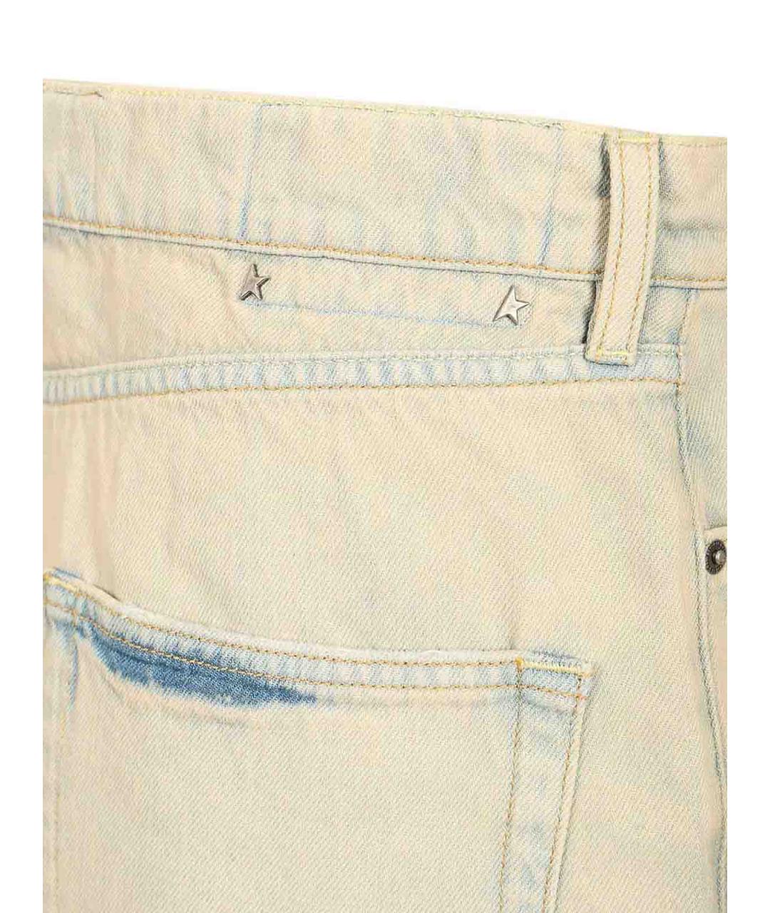 GOLDEN GOOSE DELUXE BRAND Белые хлопковые шорты, фото 5
