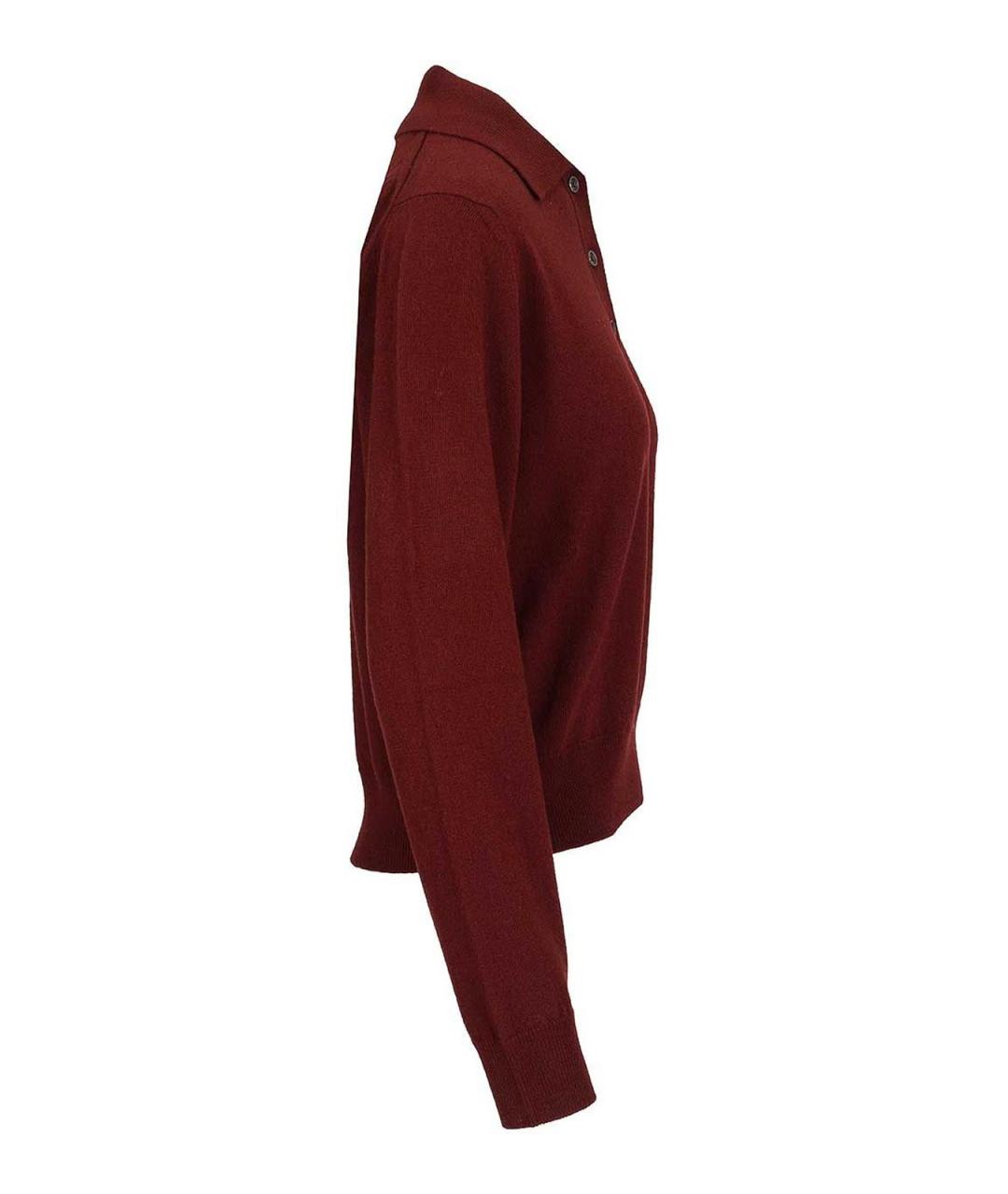 MAISON MARGIELA Бордовый шерстяной джемпер / свитер, фото 3