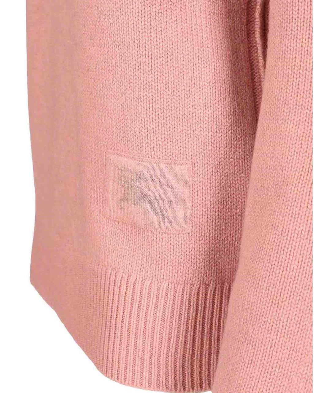 BURBERRY Розовый кашемировый джемпер / свитер, фото 5