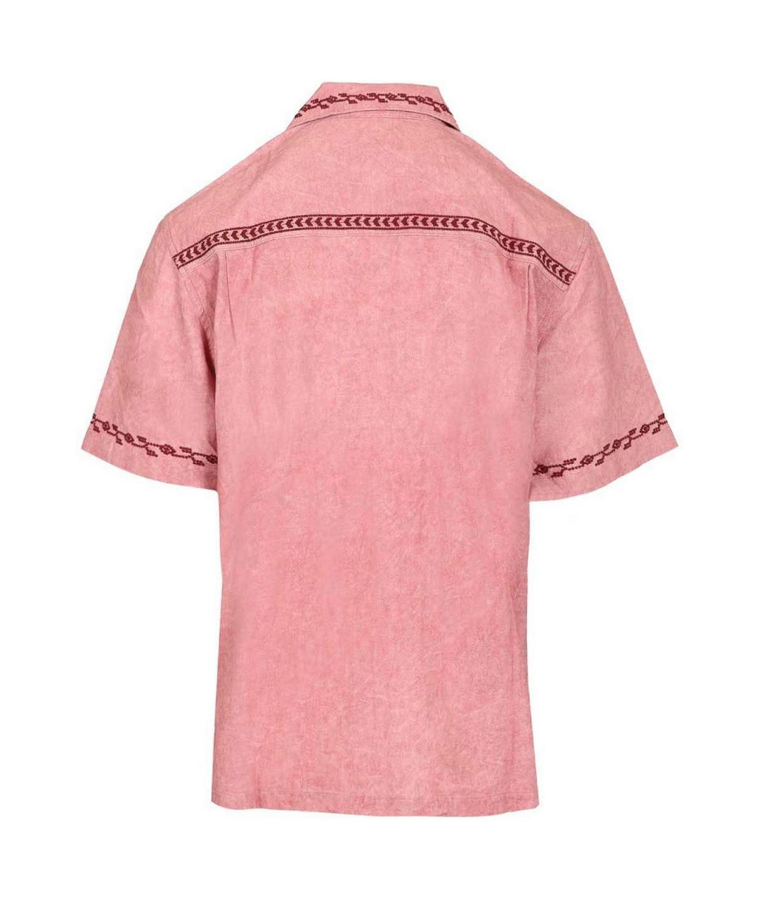 ISABEL MARANT Розовая хлопковая кэжуал рубашка, фото 2
