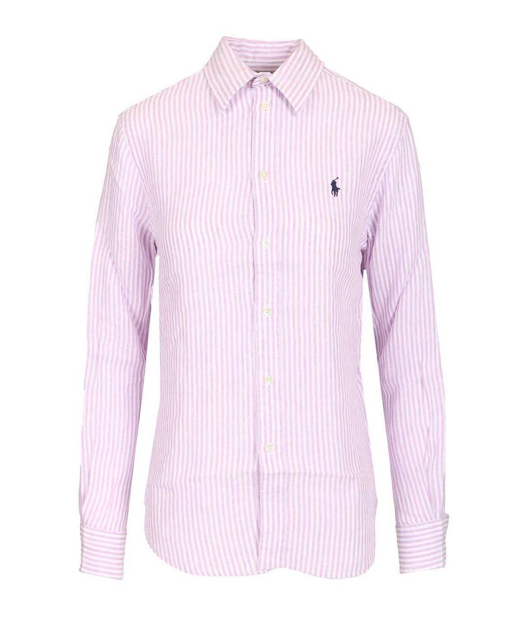 POLO RALPH LAUREN Розовая льняная рубашка, фото 1