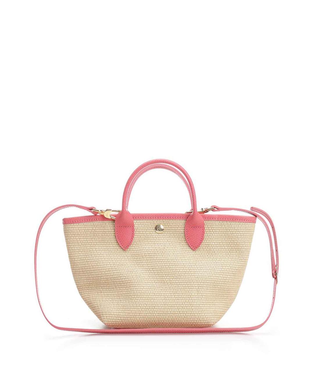 LONGCHAMP Бежевая тканевая сумка тоут, фото 3