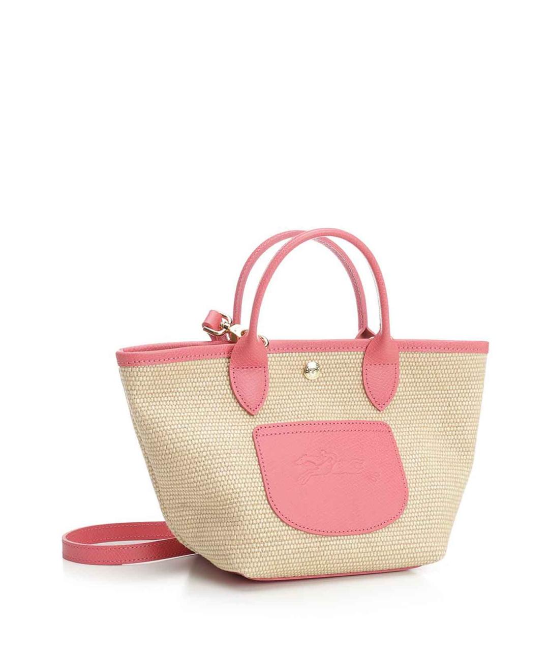 LONGCHAMP Бежевая тканевая сумка тоут, фото 2