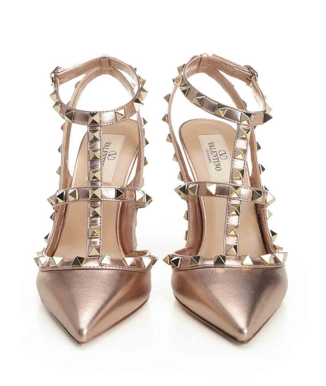 VALENTINO Розовые кожаные туфли, фото 5