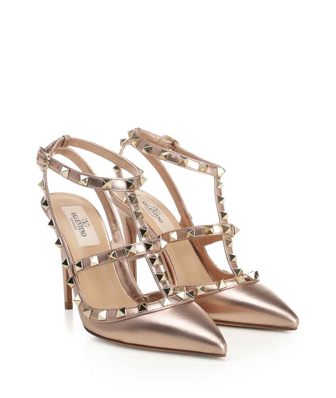 VALENTINO Розовые кожаные туфли, фото 2