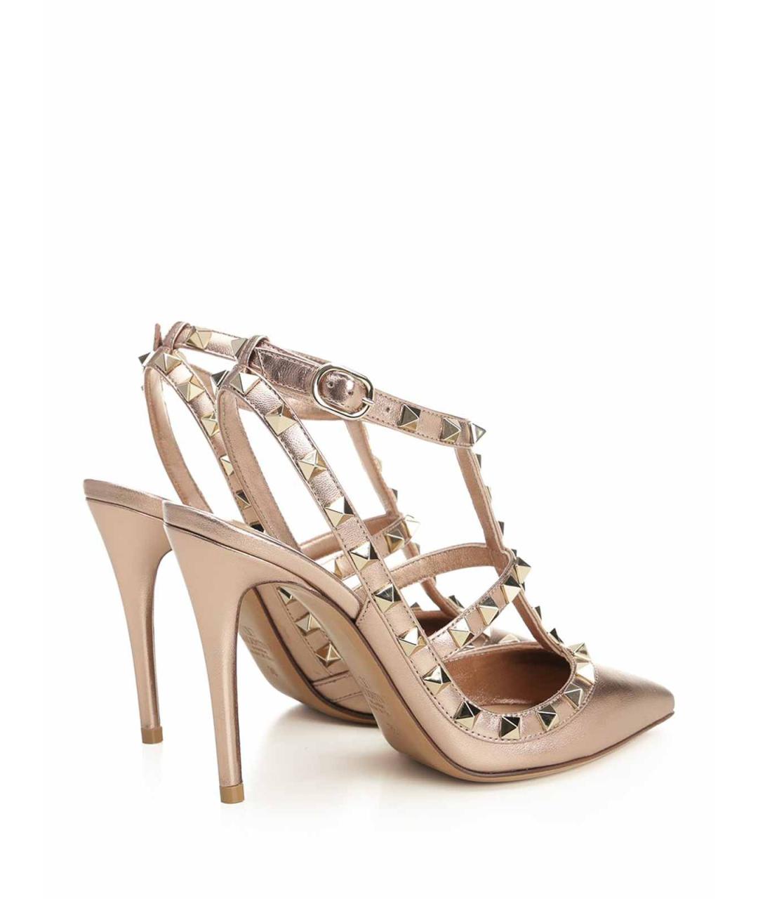 VALENTINO Розовые кожаные туфли, фото 3