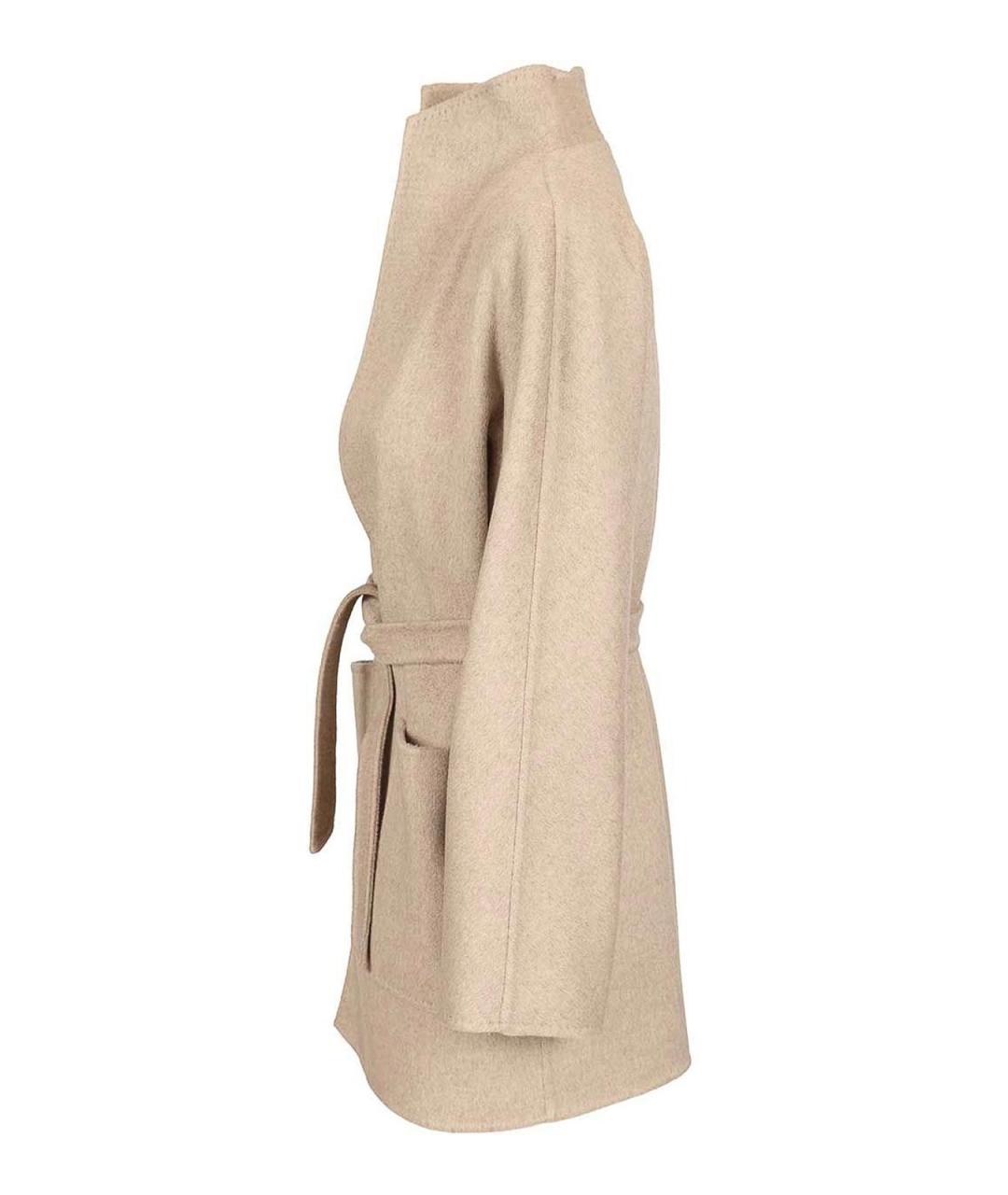 MAX MARA Бежевое кашемировое пальто, фото 3