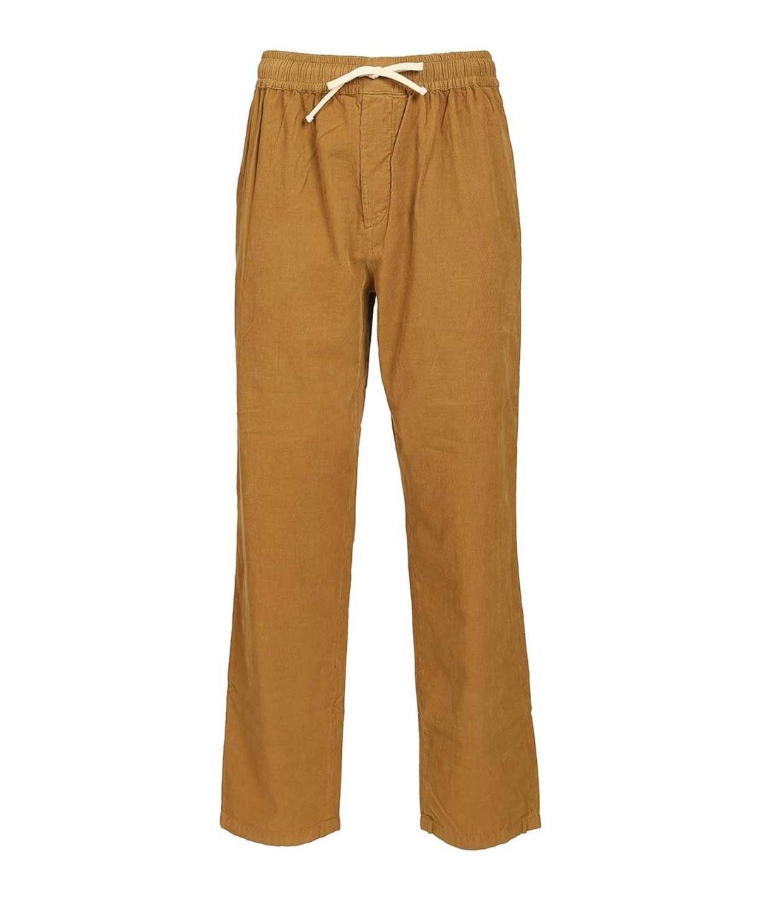 ISABEL MARANT Коричневые хлопковые повседневные брюки, фото 1
