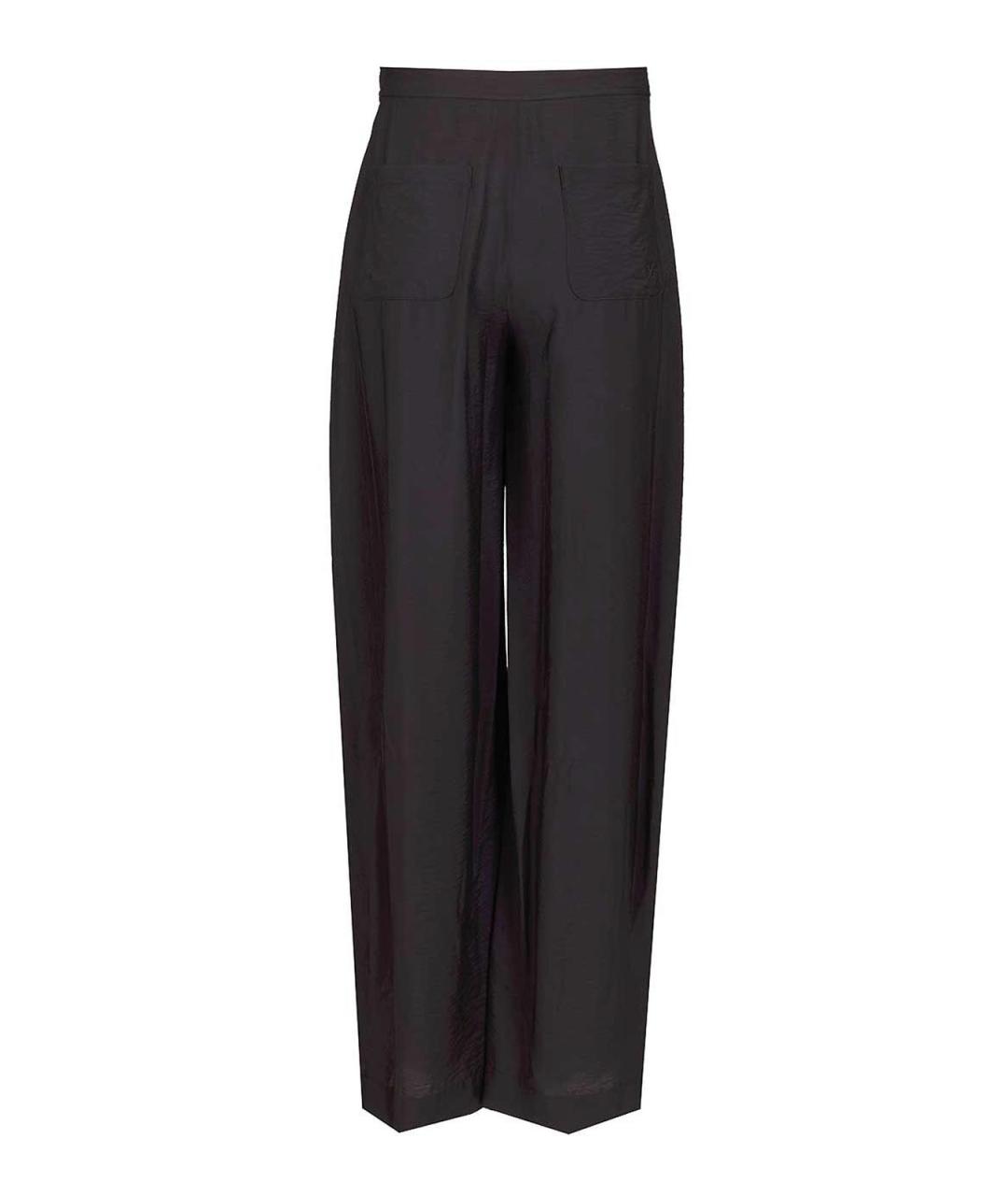 EMPORIO ARMANI Синие вискозные брюки широкие, фото 2