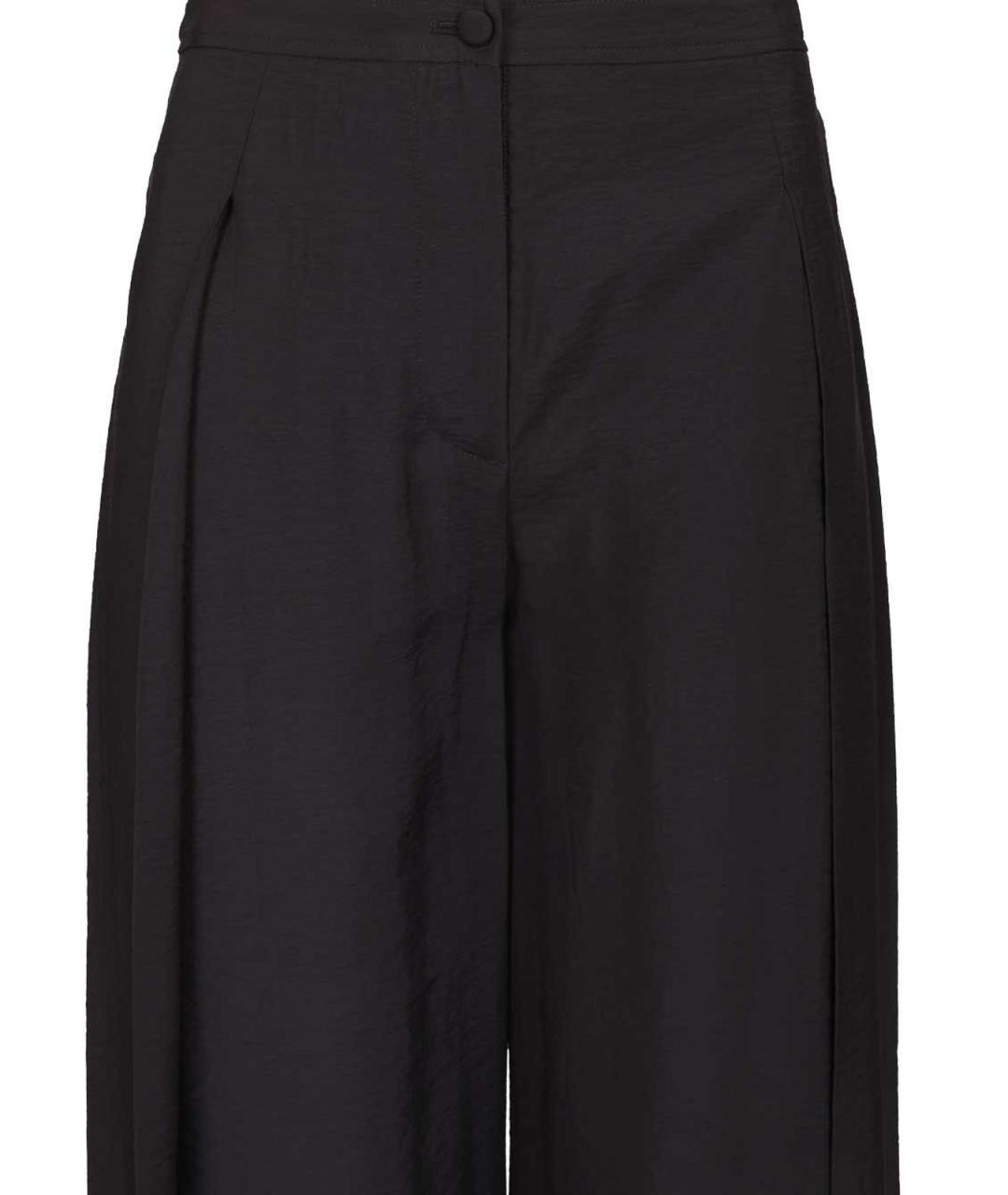 EMPORIO ARMANI Синие вискозные брюки широкие, фото 4