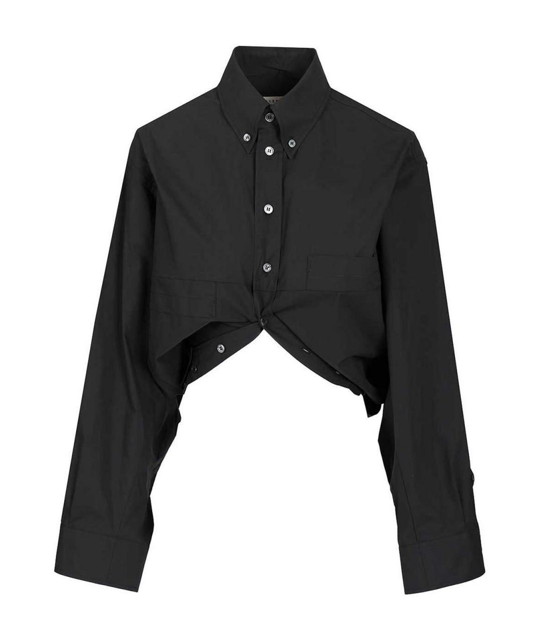 MM6 MAISON MARGIELA Черная рубашка, фото 1