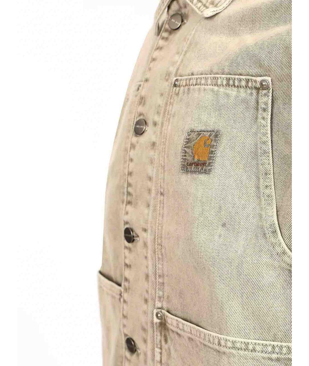 CARHARTT Бежевая хлопковая куртка, фото 5