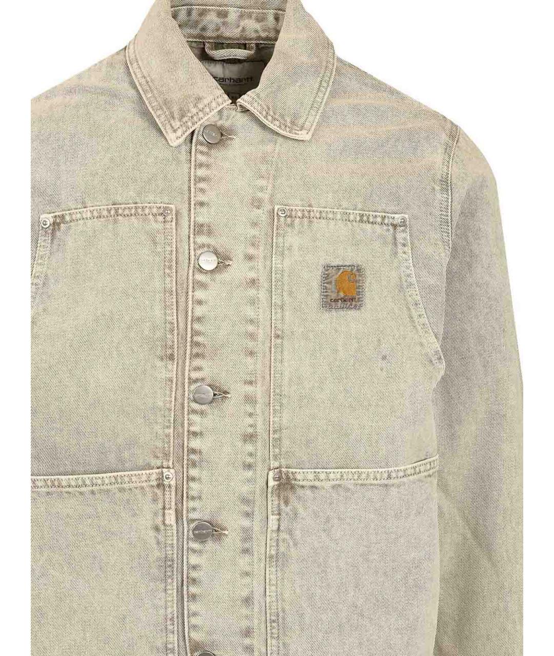 CARHARTT Бежевая хлопковая куртка, фото 4