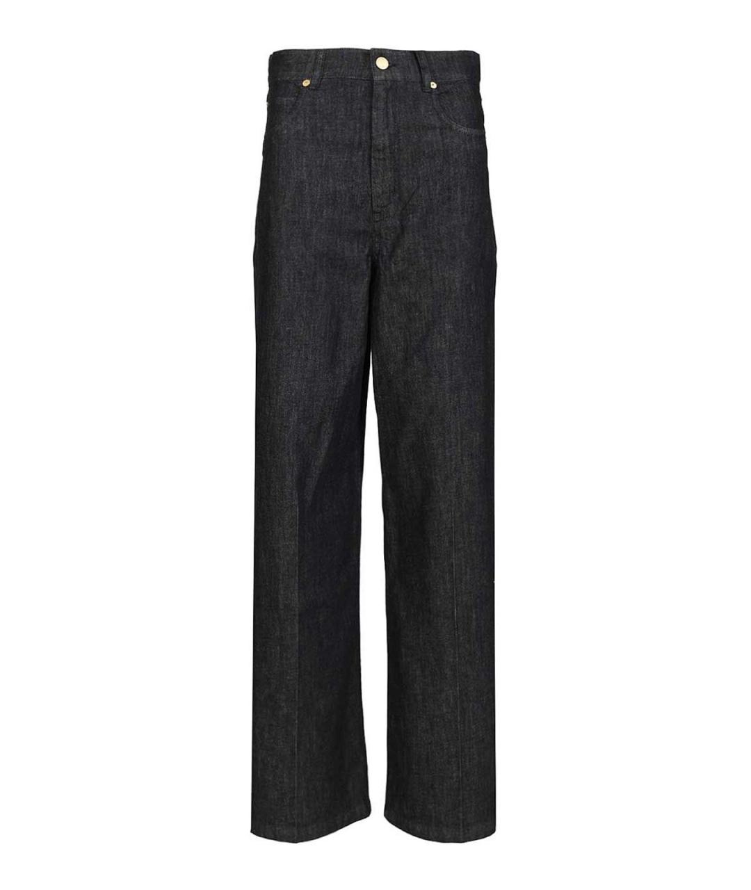 'S MAX MARA Синие хлопковые прямые джинсы, фото 1