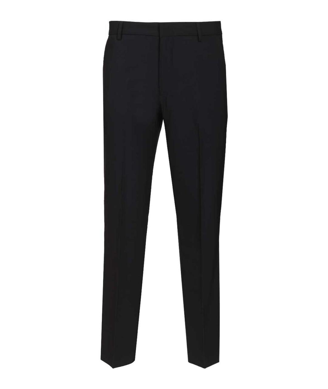 EMPORIO ARMANI Синие шерстяные повседневные брюки, фото 1