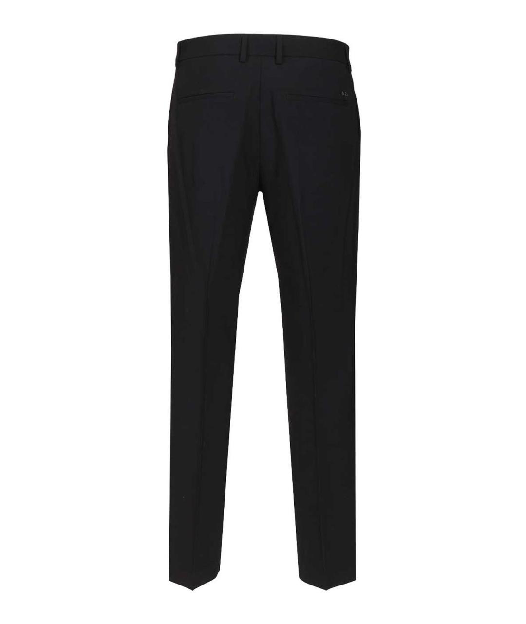 EMPORIO ARMANI Синие шерстяные повседневные брюки, фото 2