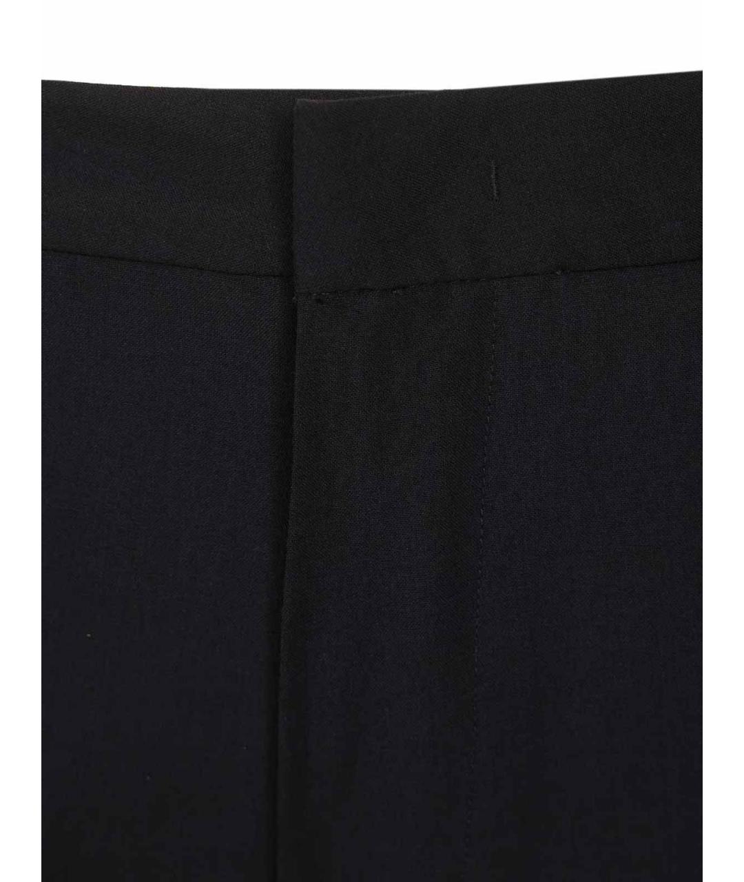 EMPORIO ARMANI Синие шерстяные повседневные брюки, фото 4