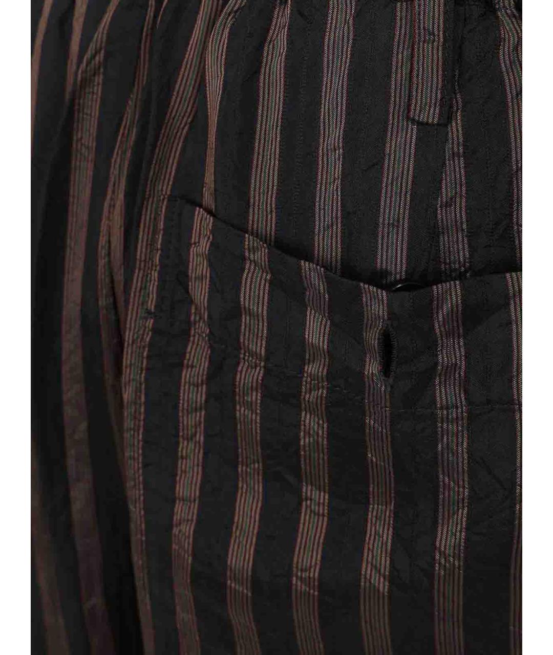 DRIES VAN NOTEN Мульти вискозные повседневные брюки, фото 5