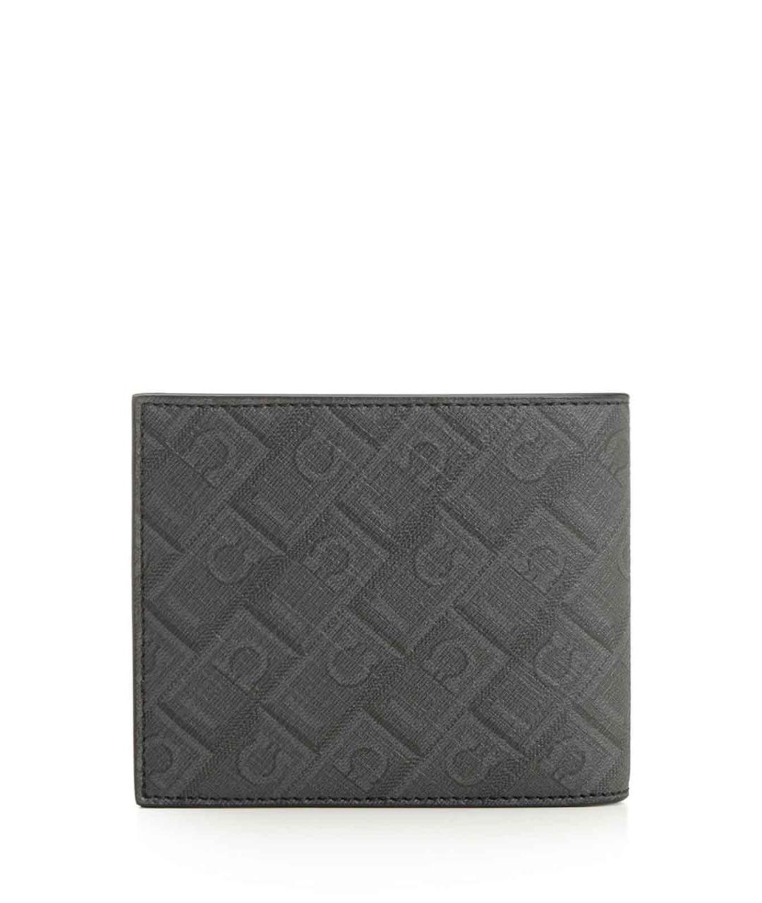 FERRAGAMO Серый кожаный кошелек, фото 3