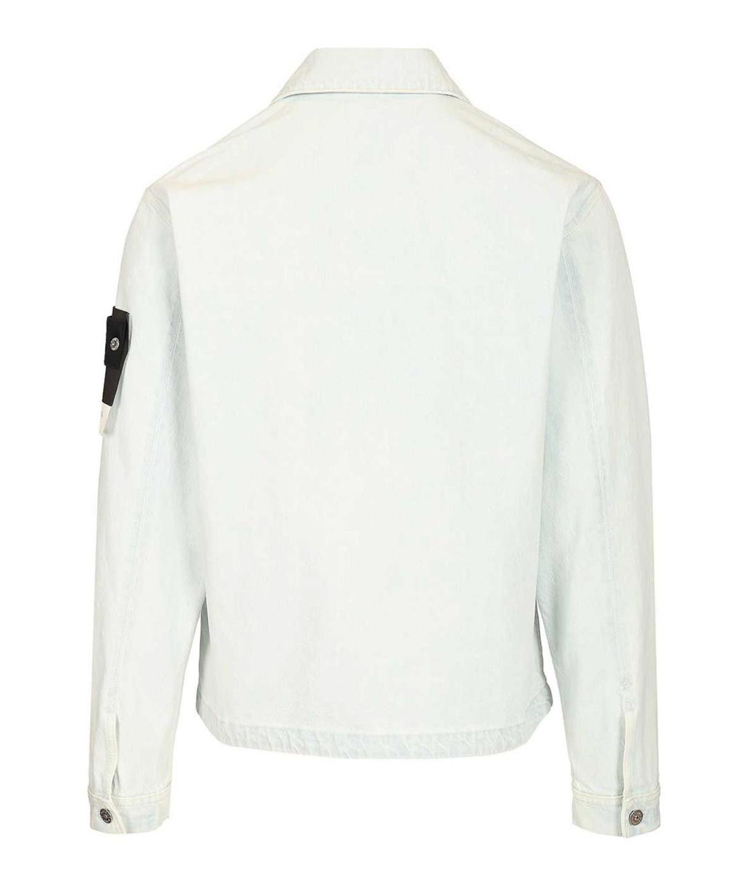 STONE ISLAND Голубая куртка, фото 2