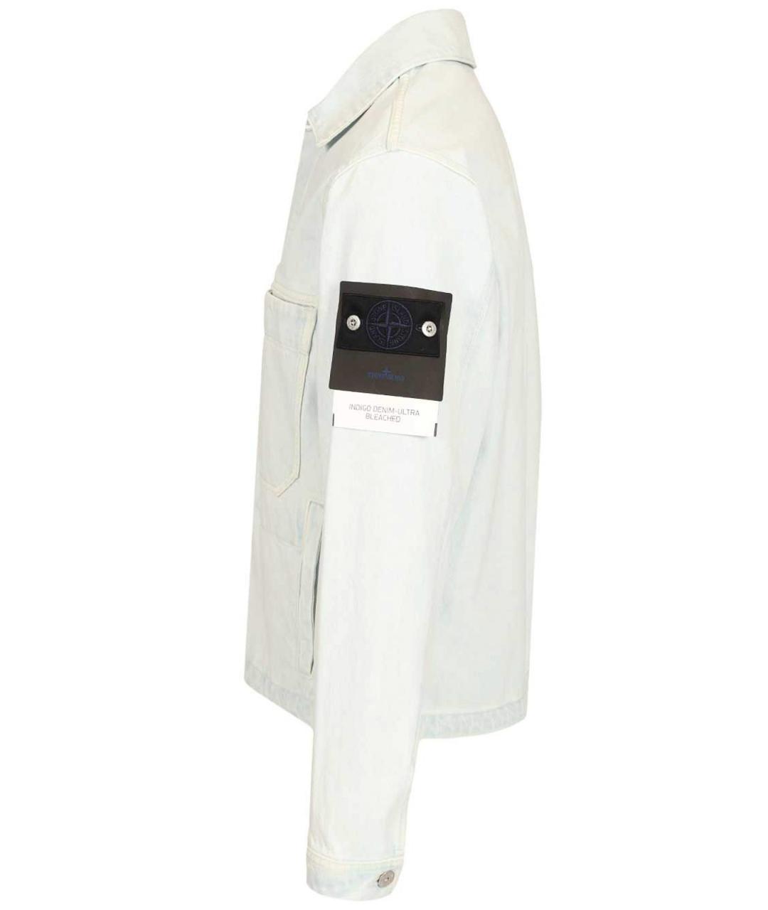 STONE ISLAND Голубая куртка, фото 3