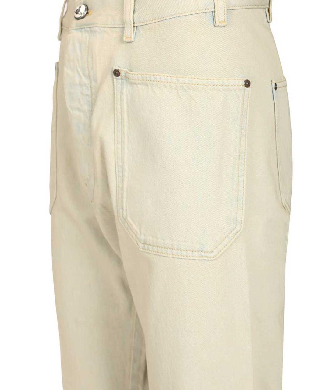 VIVIENNE WESTWOOD Голубые хлопковые прямые джинсы, фото 4