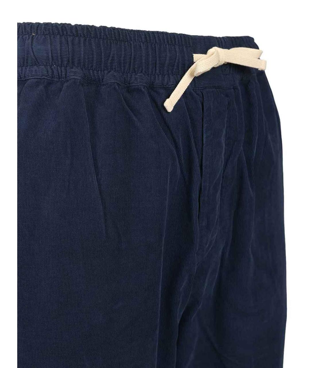 ISABEL MARANT Синие хлопковые повседневные брюки, фото 4