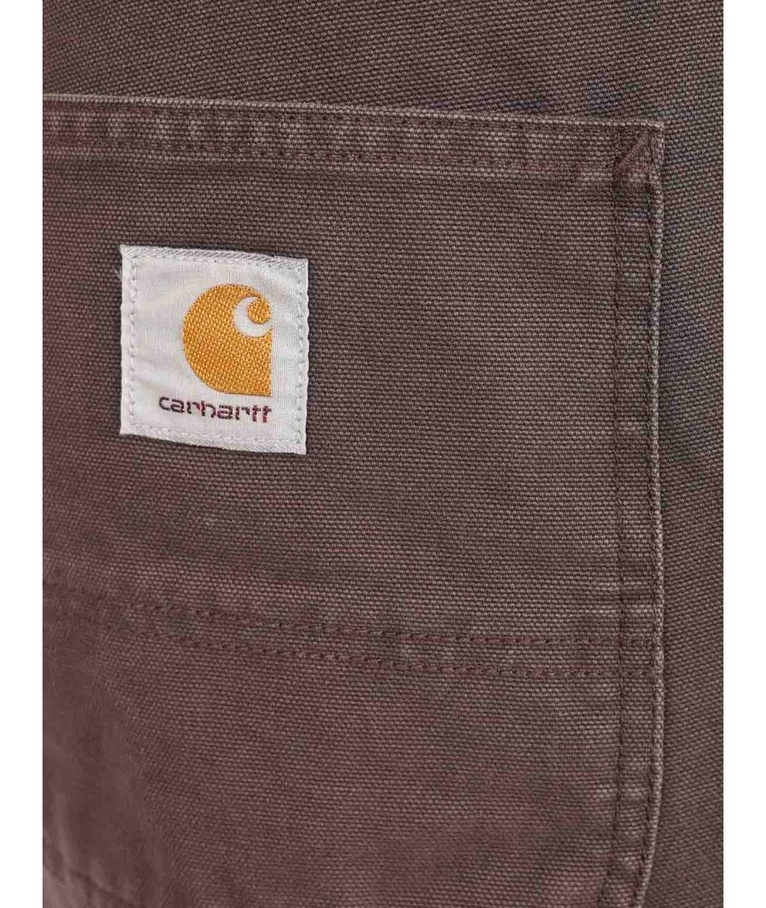 CARHARTT Серые хлопковые повседневные брюки, фото 5