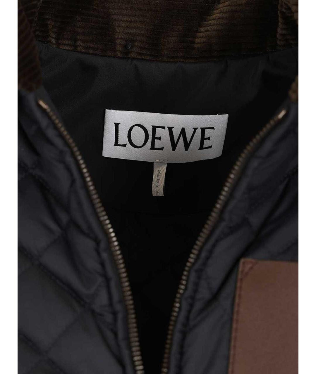 LOEWE Темно-синяя полиамидовая куртка, фото 5